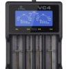 VC4 ładowarka mikroprocesorowa akumulatorów NiMh; Li-on; XTAR