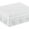 Puszka N/T Hermetyczna 190X140x70 10 Dławików Ip55 Biała S-Box 406B