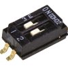 Przełącznik DIP 2-pozycyjny DPST SMD 25 mA przy 24 V DC -30 → +85°C