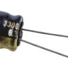 Kondensator 3300μF 6.3V dc Radialny, Otwór przelotowy Panasonic roztaw: 5mm 12.5 (Dia.) x 20mm