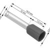 KONEKTOR TULEJKA 4.00mm2/12mm izolowany