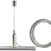 Deko Light 710095 D Line Seilabhängungshalter Mini mit 5,0m Abhängeseil Element systemu szynowego wysokonapięciowego Szy