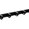 Organizator kablowy 19 cali 1U W/40xG/60 czarny DN-97602