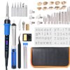 Pirograf wypalarka do drewna 100W lutownica grotowa zestaw 42 elementów ddoD1kit1