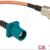 89834 HF cable, FAKRA Z plug > FME plug, 15cm