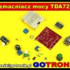 Wzmacniacz TDA7297 mocy audio 2 x 15W - zestaw do samodzielnego montażu