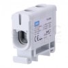 Listwa zaciskowa 1-torowa Al/Cu 2,5-50mm2 na szynę TH35 szary FJ-E50 HEDO