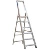 Sealey AXL6 Aluminium Step Ladder 6-tread Industrial Bs 2037/1