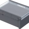 Bopla B 233012 PC-V0-G-7024 Bocube Gehäuse 96028564 Obudowa zewnętrzna 239 x 300 x 120 Poliwęglan V0 grafitowy szary (ra