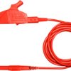 Przewód pomiarowy 66.9531-15022, 32A, 1kV, kolor: Czerwony, dł. 150cm, Staubli