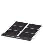 Tabliczka znamionowa Phoenix Contact LS-EMSP-AL (75,6X54) BK 0831629, montaż: śruba, nit, 53.70 x 85.60 mm, 5 szt.