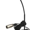 Mikrofon pulpitowy PA, na gęsiej szyi. Elektretowy ECM-310P