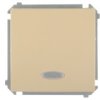 Simon Basic Łącznik Jednobiegunowy Z Podświetleniem, Szybkozłącza, Beżowy...