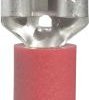 Konektor żeński, częściowa izolacja PCW, tuleja, 6.3x0.8 mm, 0.5-1.0 mm2, czerwony