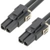 Molex Kabel przewód-płytka 2 216400 Żeńskie 600V Mega-Fit 300 mm 2 Czarny Żeńskie Mega-Fit