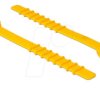 18830 Silicone cable organiser, 10 pieces, yellow