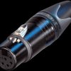 NC6FXX-B XLR 6pole female cable connector, black
