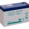 Akumulator AGM 12V 9Ah faston 6.3 SSB SBL9-12HR
