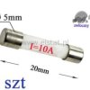 10A bezpiecznik ceramiczny; zwłoczny; 5x20mm