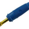 4 mm plug, solder connection, 1.5 mm², CAT O, blue, 972518702