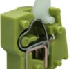 PCB terminal, 1 pole, pitch 5 mm, AWG 28-12, 24 A, cage clamp, light green, 257-847