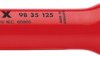 VDE 3/8 inch extension, internal/external square, L 125 mm, 98 35 125