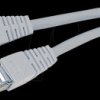 1.0m Cat.5e cable, grey, network cable RJ45