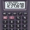 Casio HL-4A Kalkulator kieszonkowy antracytowy Wyświetlacz: 8 bateryjne (S x W x G) 56 x 9 x 87 mm