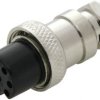 Wtyk mikrofonowy CB 8p na kabel