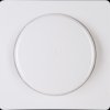 333702006 Dimmer central plate - HK05, arctic white, pressure toggle switc