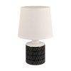 Lampka stołowa TOPIK E14 WHITE/BLACK 04103