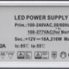 Zasilacz imp. 12V DC 18,0A 216W IP65 Regul.wyjście