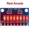 MODUŁ 8X LED 3-24V CZERWONY WSPÓLNA ANODA (ARD-LEDBAR-RA)