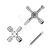 Klucz do szafek uniwersalny 10w1 Vorel 78478
