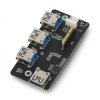 Adapter PCIe do USB 3.2 Gen1 HUB 4x USB - kompatybilny z Raspberry Pi CM4 - Waveshare 18899