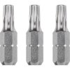 kwb 121206 Hex Bit 3 pcs TQ60 steel 1/4" C6.3 shaft satin finish