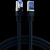 K5525FSW.0,5 Cat. 6A S/FTP patch cable, Super Flex, 0.5 m, black