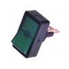 20A 12V ON-OFF Illuminated Rocker Switch ASW-11D, Green