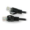 Przewód sieciowy Lanberg Ethernet Patchcord UTP 6 0,5m - czarny