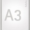 Maul MAULstandard 6604308 Rama składana srebrny 1 x DIN A3 1 szt. (S x W x G) 33 x 45 x 1.2 cm