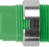 4 mm socket, flat plug connection, mounting Ø 12.2 mm, CAT III, green, SAB 7560 NI / GN