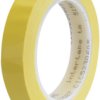 Electronics adhesive tape, 19 x 0.056 mm, polyester, yellow, 66 m, 51587F17 19MM/66M