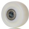 Kółko do wózka, Nylon twardy, Poliamid, Biały, obc.: 1200kg, śred.: 100mm, szer.: 50mm