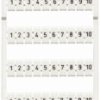 Marker card for terminal block plug, 793-5502