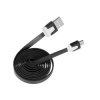 KABEL MICRO USB CZARNY PŁASKI DO TELEFONU TABLETA /G0453