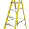 Drabina schodkowa l. stopni: 5 Włókno szklane wysokość 1.18m RS PRO do 150kg 10.5kg