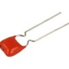 Kondensator; poliestrowy; MKT; 100nF; 100V DC/63V AC; PCMT365; PCMT36586104; 5%; 4x9x13mm; 5mm; taśma; -55...+105°C; Pilkor; RoH