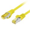 Patchcord kat.6a s/ftp lszh cu 15m żółty fluke passed lanberg PCF6A-10CU-1500-Y