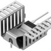 Clip-on heatsink, (L x W x H) 26 x 23 x 15 mm, 18.5 K/W, solderable surface, 10151956