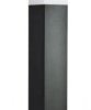 Lampa stojąca słupek ogrodowy Inox Kwadratowa Black SS802-650 BL SU-MA